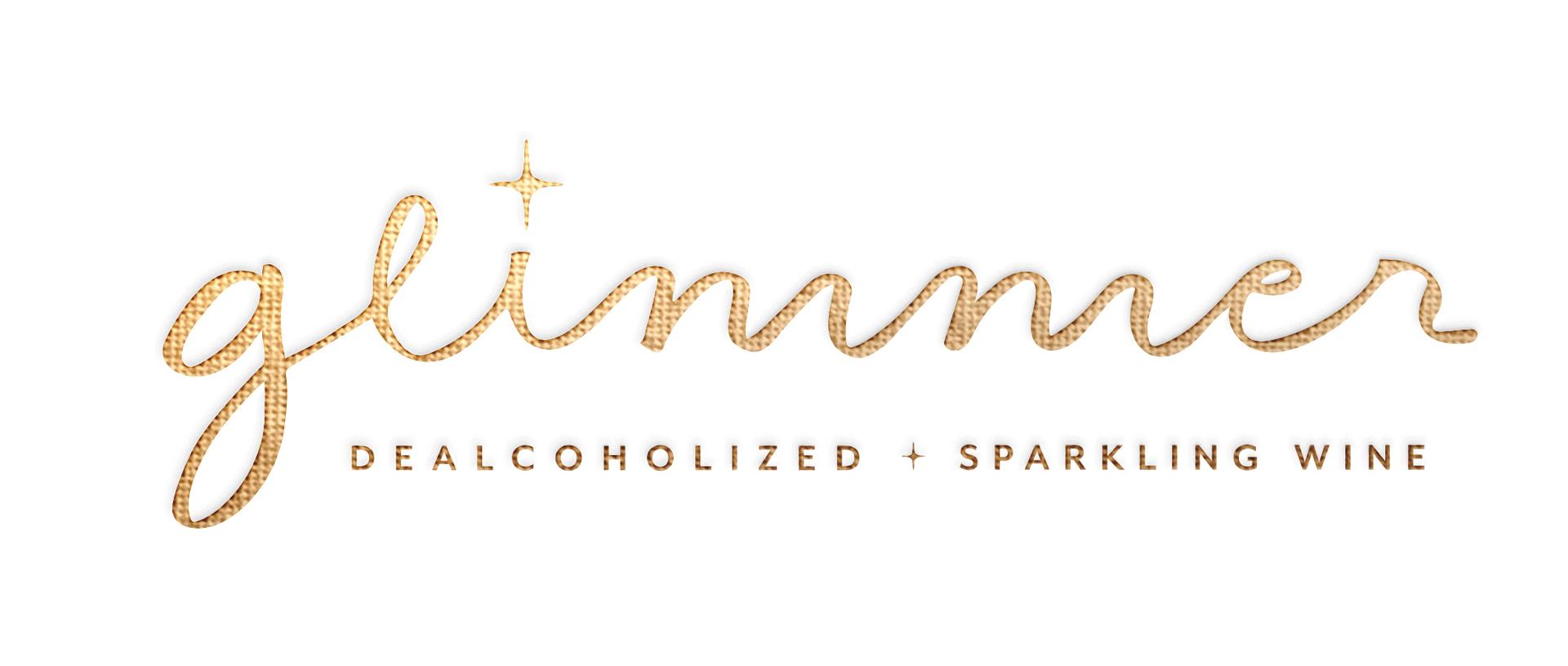 Glimmer de-alcoholized sparkling wine