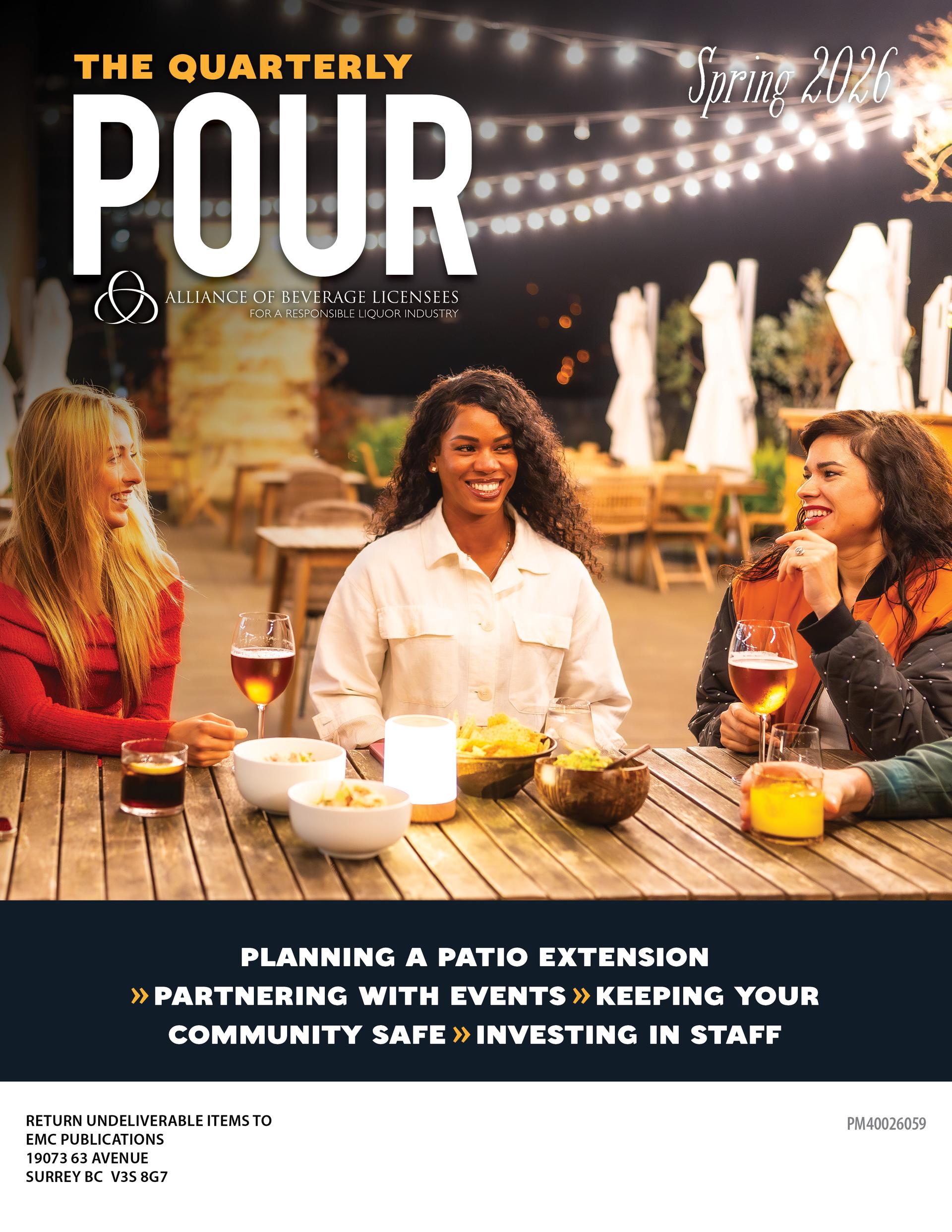 The Quarterly Pour cover page