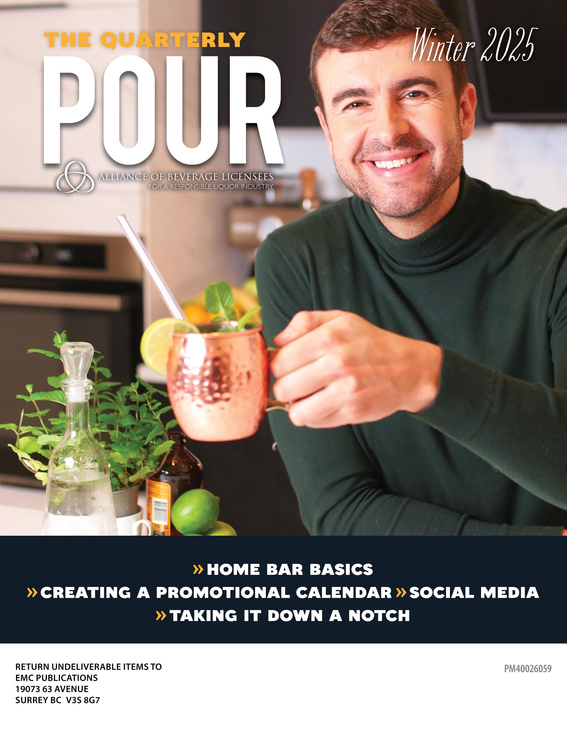 The Quarterly Pour cover page