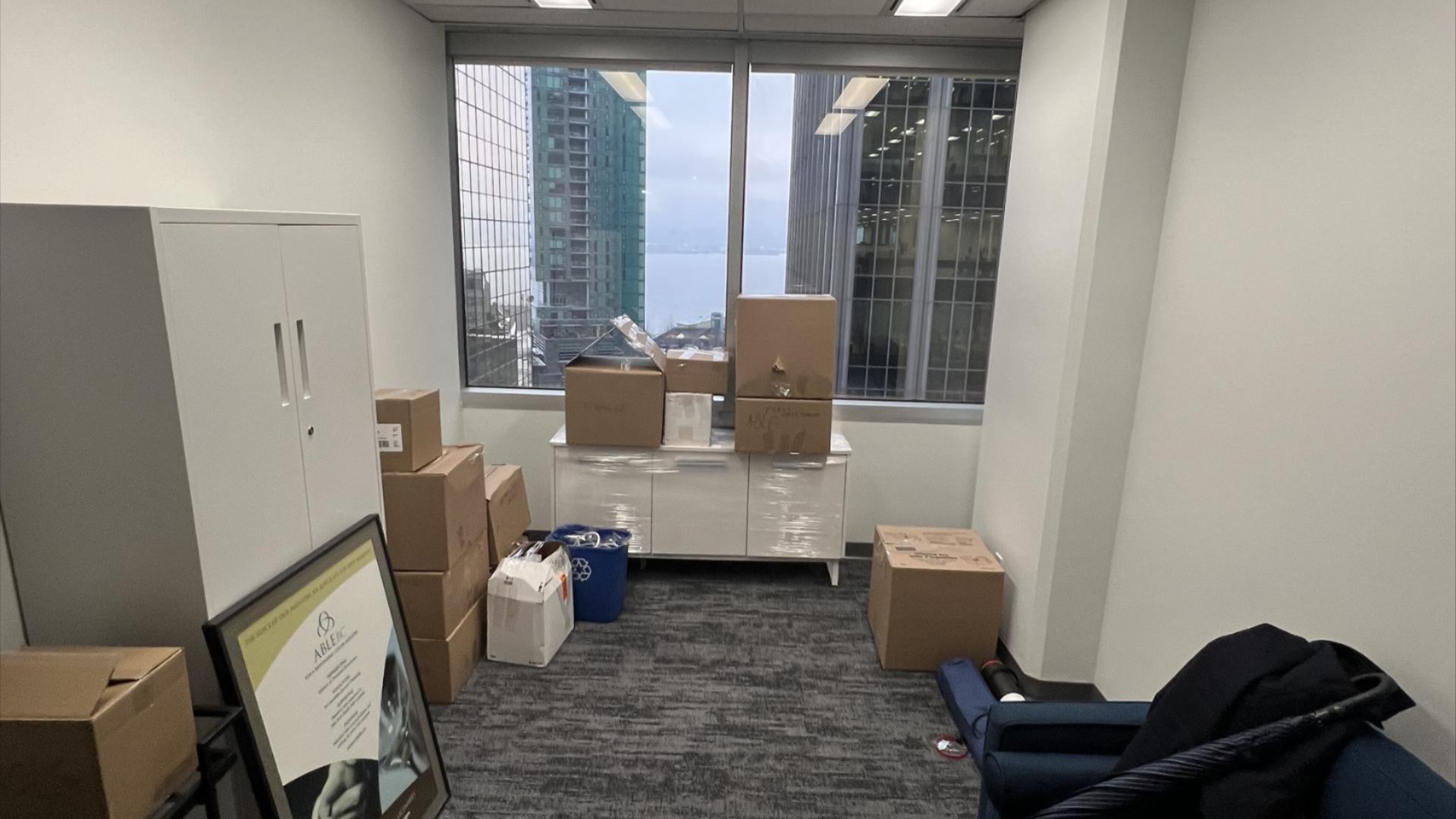 moving in to ABLE BC's new Vancouver office