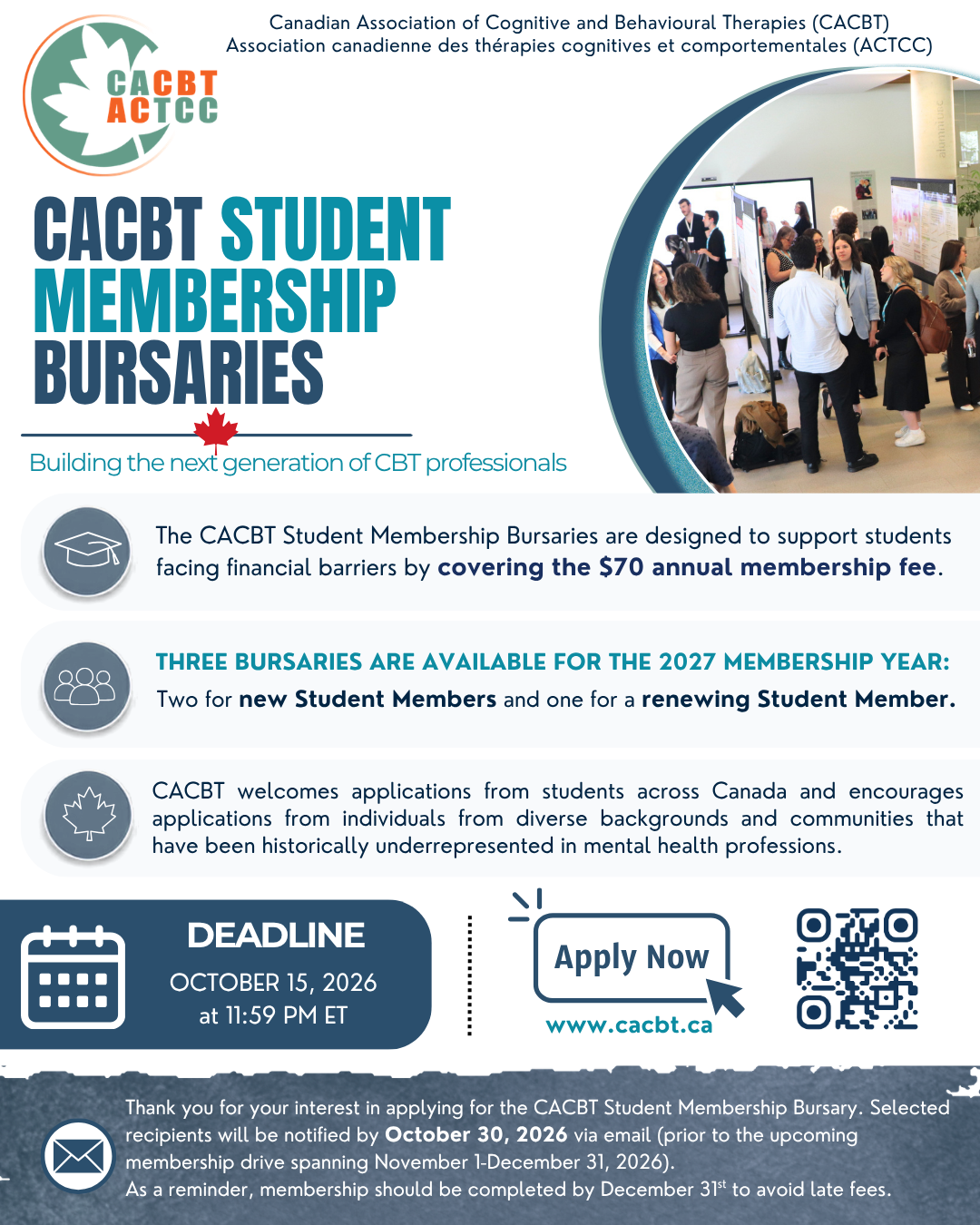 CACBT Student Membership Bursary